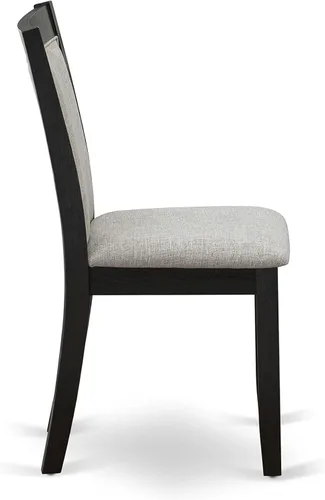 Miniatura 10 de East West Furniture DMMZ5-AB6-06 - Juego de mesa de comedor de 5 piezas para 4 personas, incluye una mesa de cocina redonda con Dropleaf y 4 sillas