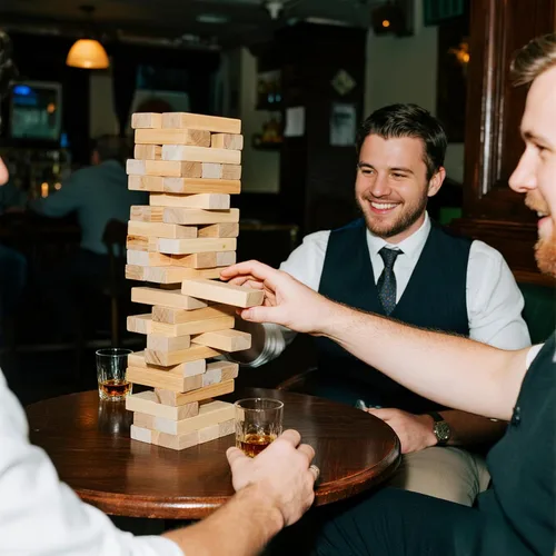 Miniatura 9 de Juego de Torre Tambaleante, Juegos al Aire Libre para Adultos y Niños, Más de 3.3 Pies, 60 Piezas Premium de Juegos de Apilamiento de Madera