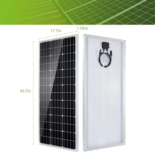 Miniatura 2 de Kit de Panel Solar Topsolar 100 Vatios 12 Voltios Monocristalino para Sistema Fuera de la Red para Hogares, RV, Barco + Controlador de Carga Solar