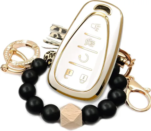 Miniatura 8 de Funda Inteligente para Llavero con Estuche y Soporte de Pulsera con Llavero para Chevy Chevrolet Equinox Malibu Cruze Tahoe Camaro Traverse Blazer