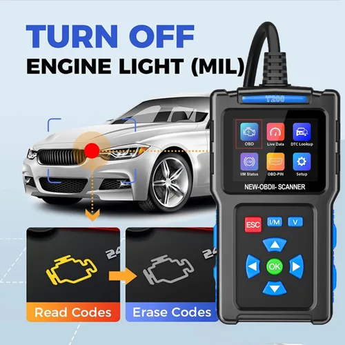 Miniatura 2 de obd2 Escáner Herramienta de Diagnóstico Accesorios de Coche Lector de Código de Motor con Reinicio para Coches Herramientas de Escaneo Profesionales
