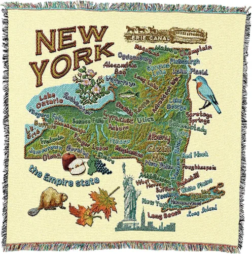 Miniatura 28 de Pure Country Weavers State of Alabama - Manta cuadrada para regalo, manta de tapiz tejida de algodón, fabricada en los Estados Unidos