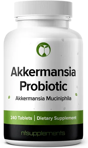 Suplemento probiótico Akkermansia Muciniphila 240 tabletas 100 millones de AFU, probióticos para hombres y mujeres, apoya la salud intestinal,