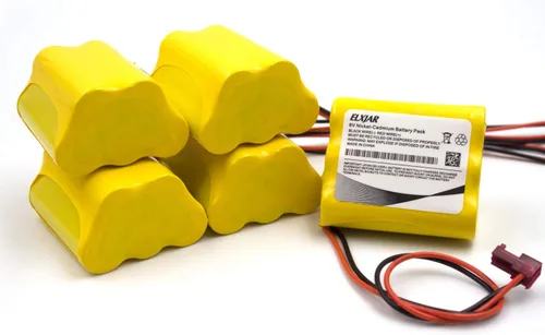 Paquete de 5 baterías Ni-Cd de 6 V AA de 600 mAh compatibles con Sure-Lite 026-149, SL026-149, S/L 026-149, ANIC1204, Energizer 41B020AF17201,