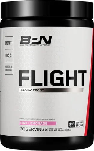 Miniatura 8 de BARE PERFORMANCE NUTRITION BPN Flight Pre Entrenamiento, Apoya la Energía y el Enfoque Mental, Resistencia Mejorada y Bombas Musculares