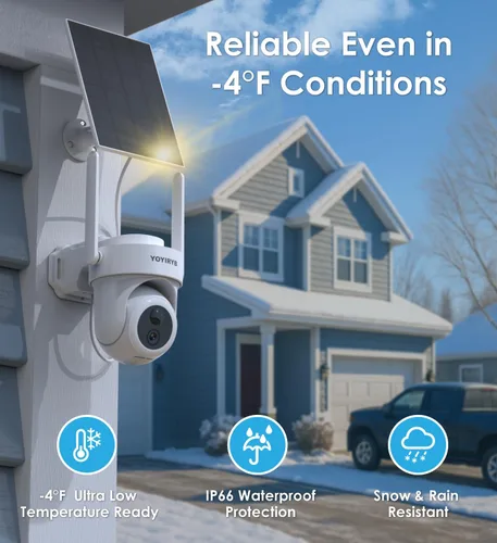 Miniatura 4 de Cámaras de seguridad 4K inalámbricas para exteriores, sin suscripción, sistema de cámara de seguridad para el hogar alimentado por energía solar