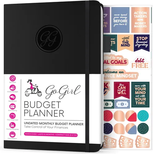 Miniatura 27 de GoGirl Planificador de Presupuesto – Organizador Mensual de Planificación Financiera, Libro de Presupuesto. Cuaderno de Seguimiento de Gastos, Negro