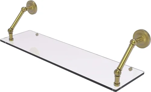 Miniatura 13 de Allied Brass PR-1/22-ORB Pr - Estante de vidrio con bordes biselados de 1 pulgada, 22 pulgadas, bronce aceitado