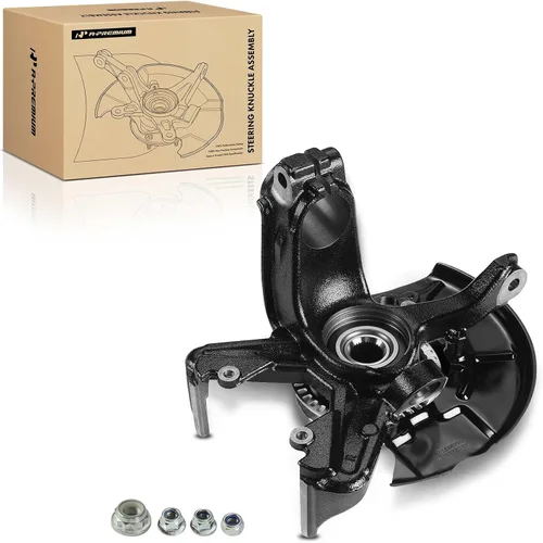 Miniatura 10 de A-Premium Conjunto de cubo de cojinete de rueda y nudillo de dirección delantero izquierdo compatible con Volkswagen Jetta 1999-2005, Golf 1999-2006