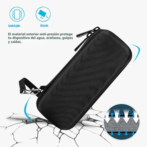 Miniatura 4 de ProCase Estuche rígido para recortadora y afeitadora eléctrica, organizador de viaje bolsa de transporte para QP2520 QP2530 QP2620 QP2630 - Negro