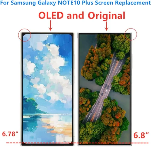 Miniatura 2 de OLED Screen Replacement for Samsung Galaxy NOTE10 Plus 5G for Samsung NOTE10PLUS SM-N975U SM-N976U LCD Display Digitizer Touch Assembly Support