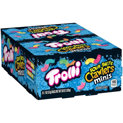 Miniatura 13 de Trolli Sour Bursting Crawlers - Caramelos de gomitas ácidas, 4.25 onzas (Paquete de 12)