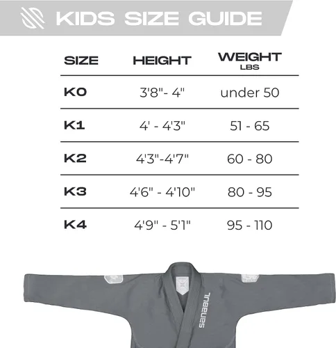 Miniatura 6 de Sanabul, Future Legend Kids - Traje de Jiu Jitsu brasileño, BJJ Gi