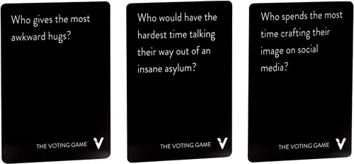 Miniatura 6 de The Voting Game - El divertido juego de cartas de fiesta para adultos sobre descubrir quiénes son tus amigos para fiestas de elefantes blancos