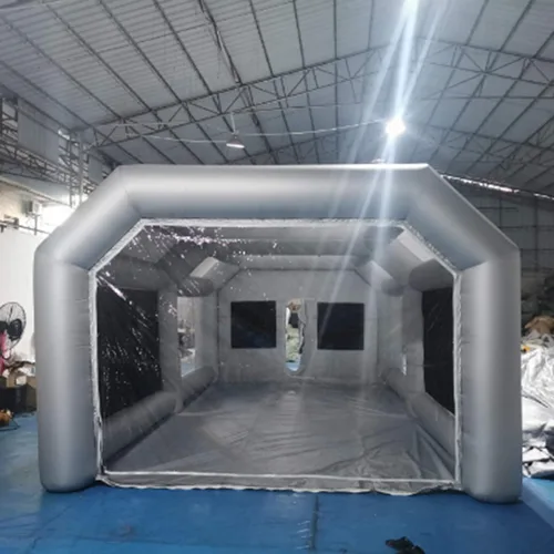 Miniatura 5 de Tienda de campaña portátil para automóvil, tienda inflable de cabina de pintura en aerosol, estación de trabajo móvil para automóvil, filtro lavable