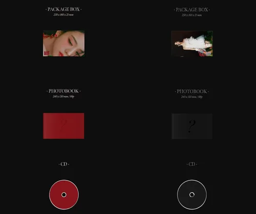 Miniatura 4 de Incl. Artículo anticipado JISOO ME PRIMER 1ST ÁLBUM ÚNICO ROJO + NEGRO - Juego de 2 Vistas. +Tienda Tarjeta Regalo K-POP SEALED