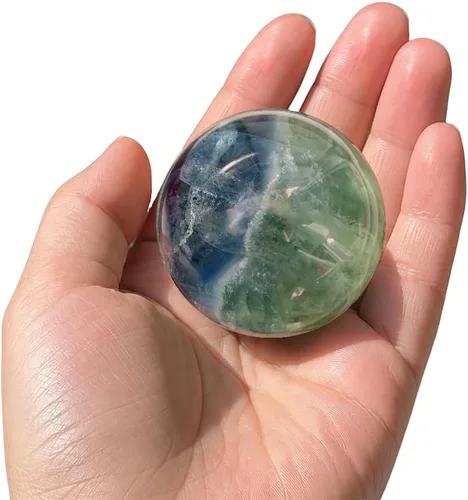 Miniatura 9 de 4-5cm/1.57-1.96 pulgadas - Esfera de cristal de amatista natural pulida a mano, esfera decorativa de cristales curativos, bola de cristales
