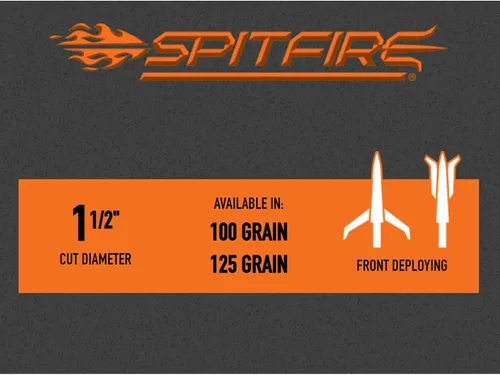 Miniatura 5 de New Archery Products Spitfire - Cabezal mecánico de tiro con arco de 3 palas y precisión de despliegue frontal, duradero, paquete de 3 y 4