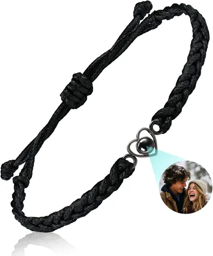 Miniatura 13 de Pulseras personalizadas con fotos, pulsera con imagen en el interior, pulseras para parejas, foto personalizada, regalos de cumpleaños