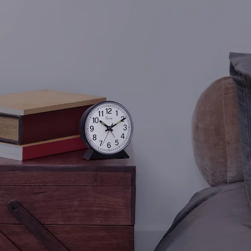 Miniatura 5 de Equidad 14075 Reloj despertador analógico de cuerda negro