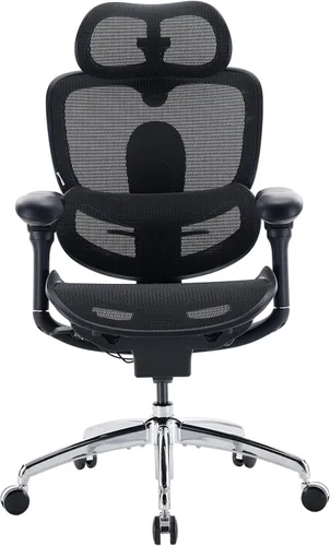 SIHOO Doro C300 Pro V2 - Silla de oficina ergonómica sin reposapiés, soporte adaptativo de cuerpo completo, reposabrazos 8D y malla transpirable,
