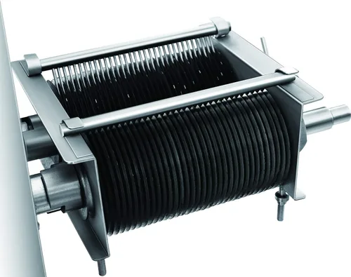 Miniatura 4 de KWS JQ-58 Duo Function Commercial 1950W 2.6HP Cortador eléctrico de carne fresca de 0.118 in + picadora de carne de acero inoxidable, máquina todo