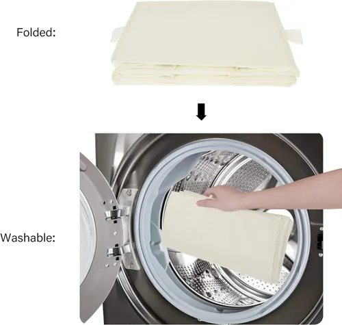 Miniatura 6 de GRANNY SAYS Organizador colgante de 3 estantes, almacenamiento plegable para colgar en el armario, estantes colgantes para armarios y armarios de 3
