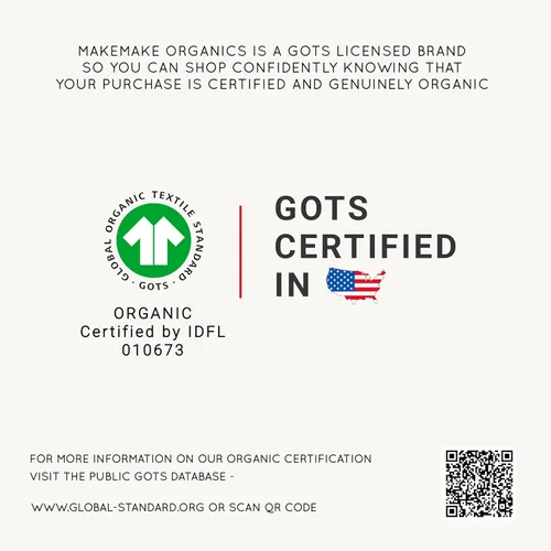 Miniatura 6 de MakeMake Organics Juego de 2 fundas de almohada orgánicas de algodón orgánico con certificación GOTS, con cremallera, transpirable, no tóxica, se