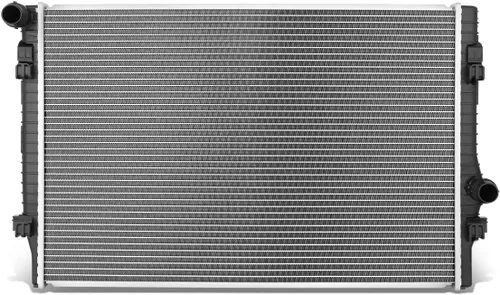 Miniatura 11 de DNA Motoring OEM-RA-13236 Radiador de núcleo de aluminio de 1 fila compatible con VW Passat CC 09-12 / 06-10 Passat, 25-1/2 pulgadas de ancho x