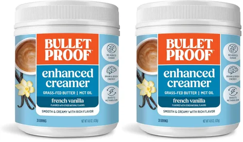 Miniatura 17 de Bulletproof Crema original, 29.6 onzas, crema de café Keto con aceite MCT y mantequilla alimentada con pasto, oferta de valor, el embalaje puede