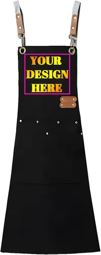 Miniatura 22 de Delantal personalizado personalizado para mujeres/hombres, delantales de cocina ajustables para estilistas de peluquería, delantales impermeables