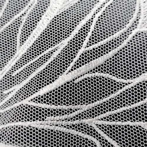 Miniatura 2 de 5 pares de alas de hada coser en parches de encaje de mariposa apliques de tul organza tela alas bordado cuello escote adornos bricolaje ropa Blanco