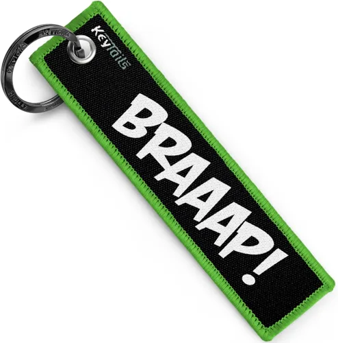 Miniatura 10 de Keytails - Llaveros de calidad premium para motocicleta, coche, scooter, ATV, UTV [Braaap!] Amarillo hi-viz