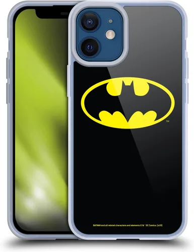 Miniatura 205 de Head Case Designs Funda de gel con licencia oficial de Batman DC Comics Bat Signal Logos [protección de grado militar] compatible con Apple iPhone 7