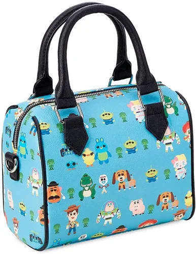 Miniatura 3 de Loungefly x Toy Story Chibi - Bolsa de lona con estampado de personajes (tamaño único, multicolor)