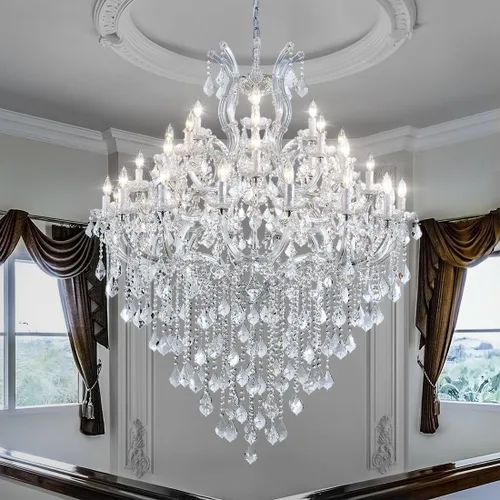 Miniatura 10 de Candelabros modernos de cristal para comedor, pequeños cristales para dormitorio, comedor, pasillo, isla de cocina, baño, armario