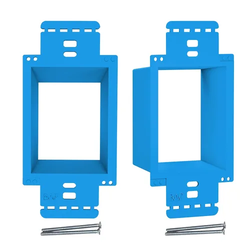 Miniatura 8 de BWP Paquete de 1 Extensor de Caja de Toma Eléctrica de 1 Banda - Extensor de Caja Eléctrica con 2 Tornillos - Extensor de Caja de Toma de Banda Única