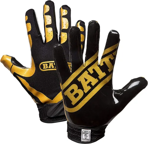 Miniatura 11 de Battle Sports Guantes de Fútbol Americano Ultra-Stick Wide Receiver - Guantes de Fútbol Americano para Adultos y Jóvenes