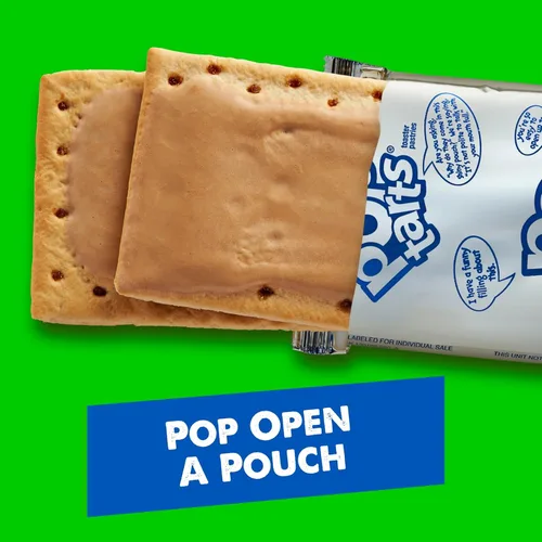 Miniatura 7 de Pop-Tarts - Tostadas, alimentos para el desayuno, bocadillos para niños, paquete de valor, azúcar moreno con glaseado y canela (64 Pop-Tarts)