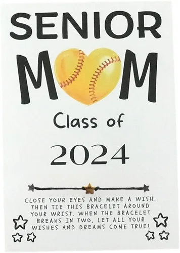 Miniatura 19 de Softball Wish Bracelet, Softball Gift, Team Gift, Softball Card, Graduation, Senior Year, Sports Team Party Favor Gift, Team Wish Gift