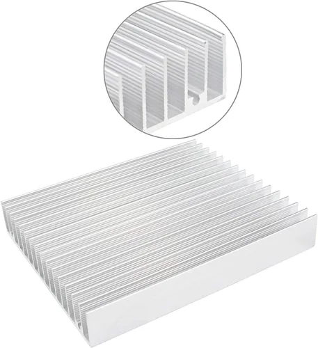 Miniatura 4 de Disipador de calor de aluminio módulo disipador de calor aleta enfriador para dispositivos semiconductores de transistor de alta potencia con 16