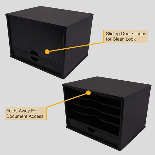 Miniatura 7 de Simply Put 4720-5 - Organizador de escritorio con 4 estantes, color negro
