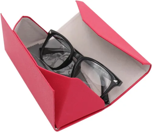 Miniatura 131 de Real Sic Funda para lentes de sol para hombres y mujeres, soporte magnético plegable para lentes de sol, inspirado en el color sólido