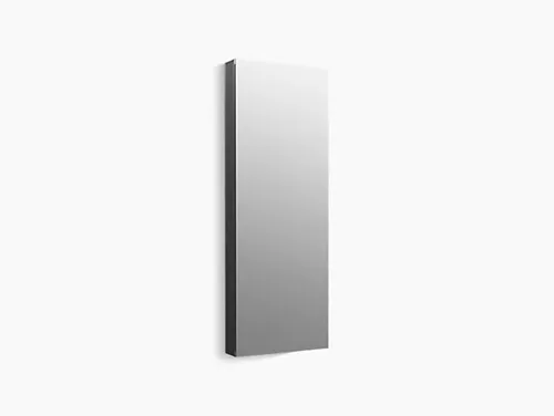Miniatura 10 de Kohler K-81144-SLE-DA1 Maxstow Botiquín con luz LED, puerta de espejo y estantes escalonados, marco rectangular, 17" x 24