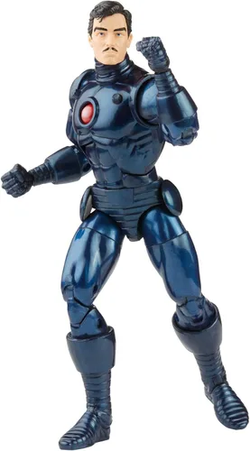 Miniatura 8 de Hasbro Marvel Legends Series - Figura de acción Stealth Iron Man de 6 pulgadas, incluye 5 accesorios y 1 pieza Build-A-Figure, diseño y articulación