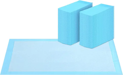 Miniatura 9 de FluffyDream Almohadilla de Entrenamiento Impermeable Súper Absorbente para Perros y Cachorros, Almohadilla para Mascotas para Entrenar en Casa, Azul