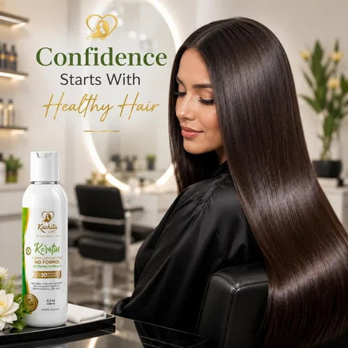 Miniatura 6 de Tratamiento de queratina brasileña sin formaldehído Kachita Spell alisadores para el cabello, sin formol, fabricados en Estados Unidos (8 unidades)