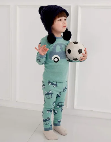 Miniatura 3 de VAENAIT BABY - Conjunto de pijama de 100% algodón 12M-12Y para niños y niñas con estampa de animal, camión, conejo, personajes
