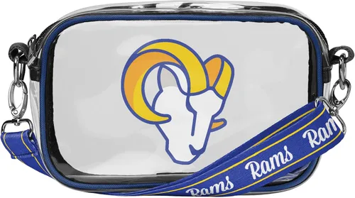 Miniatura 24 de FOCO NFL Womens NFL Team Logo Stripe Clear Crossbody Bag