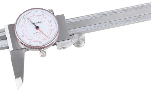 Miniatura 9 de Accusize Industrial Tools Pinza de esfera de precisión de doble aguja de acero inoxidable de 8 pulgadas por 0.001 pulgadas por 0.001 pulgadas